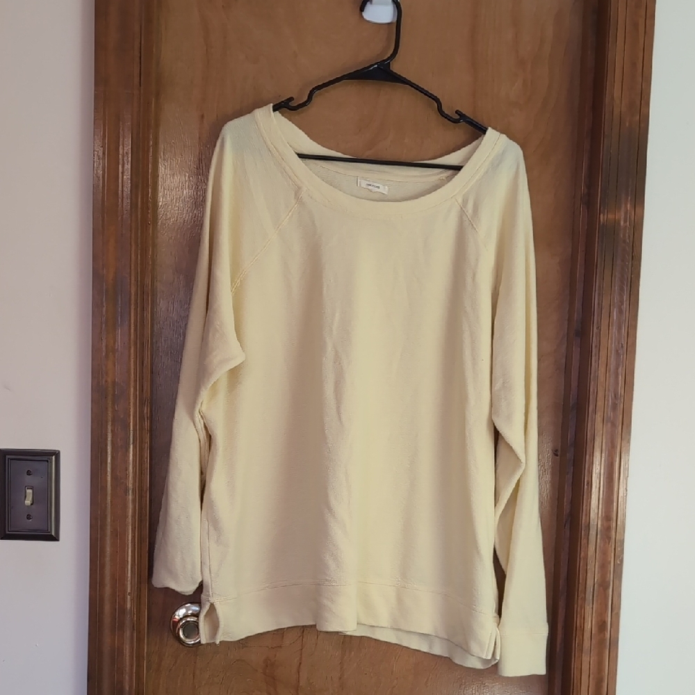 Maurices Ivory Knit Long Sleeve Top